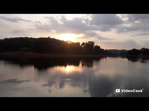 Pó do sol no balneário de Gonçalves dias Maranhão 