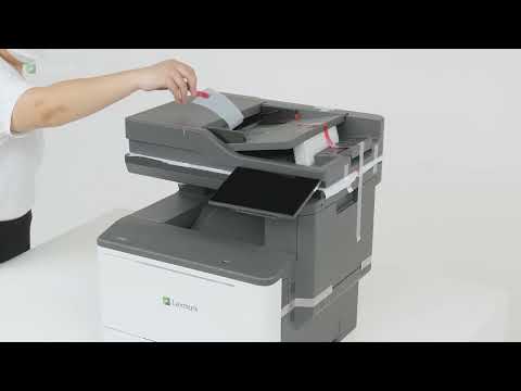 Thumbnail for Lexmark CX532adwe and CX635adwe - After unboxing, setting up the printer