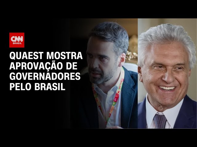 Pesquisa Quaest mostra aprovação de governadores pelo Brasil | CNN NOVO DIA