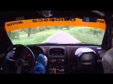 1° rally race casale monferato 2012 camera car crash clio super 1600