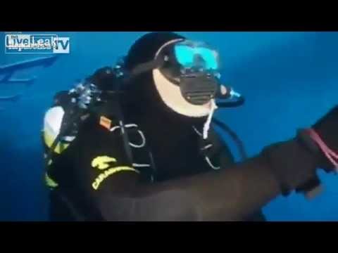 Costa Concordia divers underwater video