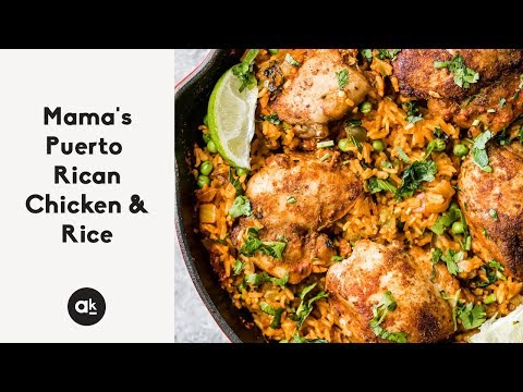 Mama's Puerto Rican Chicken and Rice