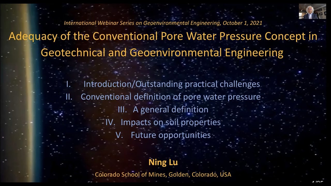 Adequacy of Conventional Pore Water Pressure Concept in Geotechnical & Geoenvironmental Engineering