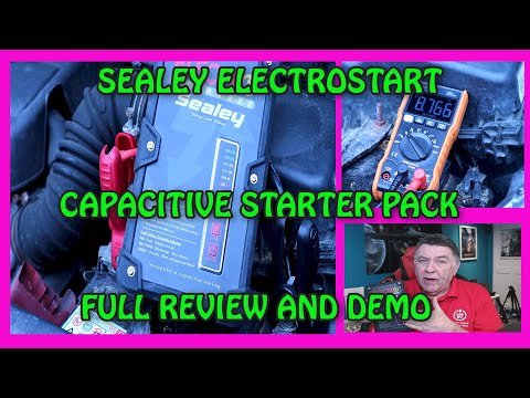 Sealey Electrostart Capacitive Jump Starter Pack......using no internal battery just capacitors.