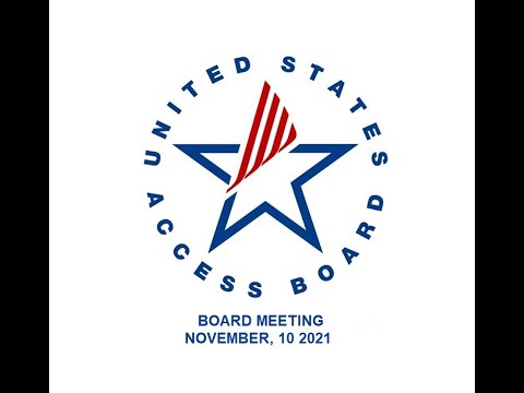 Access Board Meeting - November 10th 2021