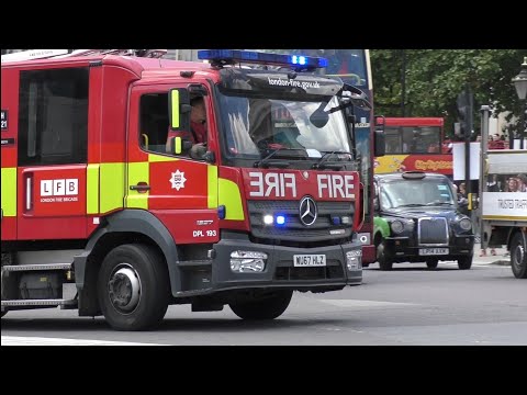 *LOTS OF BULLHORN!!* LFB Engine Battles Its Way Through Dense Traffic