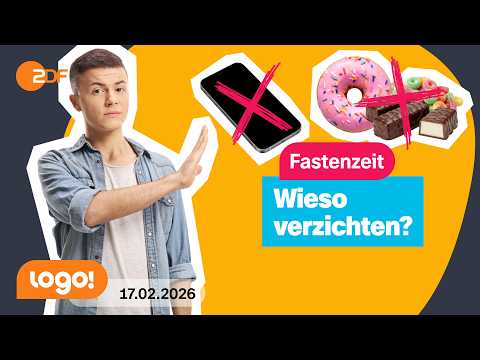Darum fasten ab morgen viele Menschen | logo!-Nachrichten vom 17.02.26