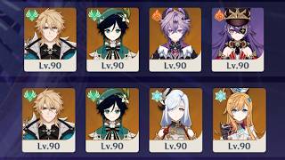 【原神】LunaⅥ螺旋12層上下　炎ファルカと氷ファルカで攻略