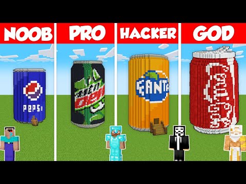 Soda Can House Build Challenge - Ultimate Minecraft Battle!
