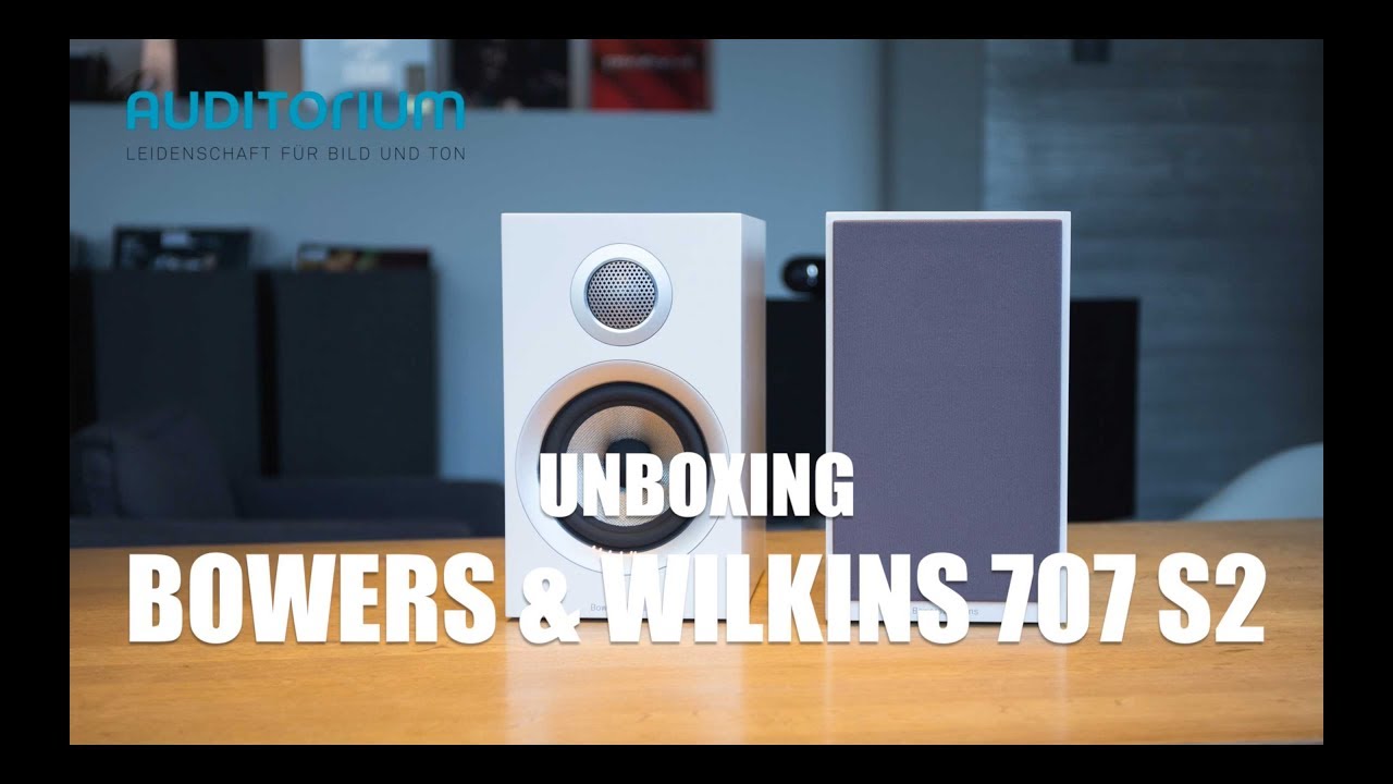 video Loa bookshelf B&W 707 S2 chính hãng 0