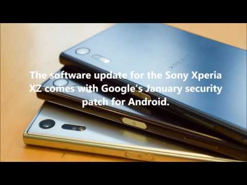 Sony Xperia XZ Software Update and Bug Fix (January)