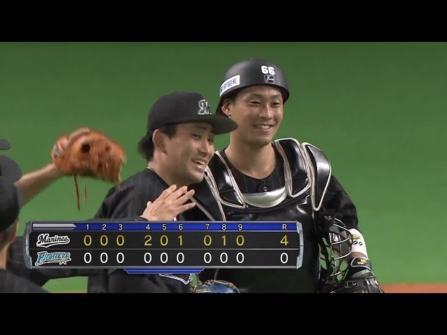【9回裏】プロ初完封!! マリーンズ・小島和哉 9回115球の熱投でキャリアハイの8勝目!! 2021年9月19日 北海道日本ハムファイターズ 対 千葉ロッテマリーンズ
