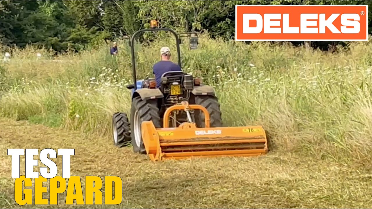 Prova in campo: sfalcio dell'erba