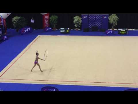 Mélany Duval cerceau - Nat A 18 ans et + - France Chambéry 2017