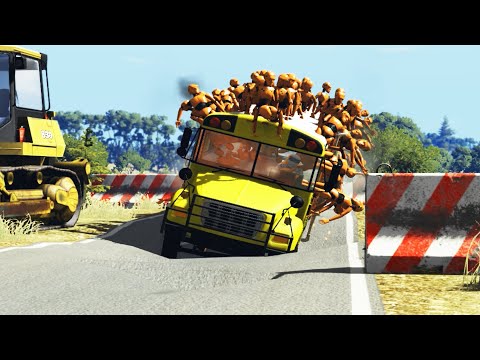 Cars vs Potholes #2 - BeamNG.Drive