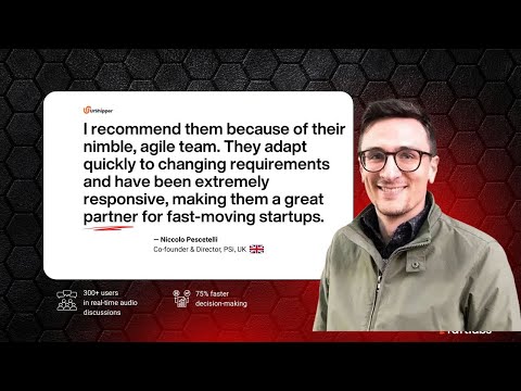 Niccolo Pescetelli testimonial video thumbnail
