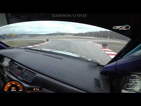 Mariusz Zieliński 3 runda SuperOES Tor Kielce 16.03.2019 Lancer EVO IX