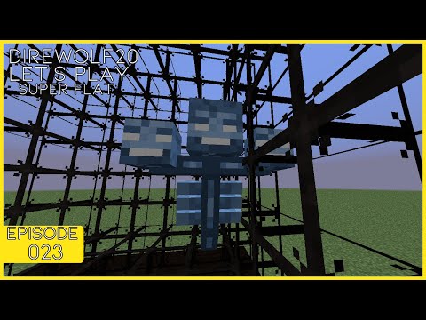 Direwolf20 Let's play Super Flat | Episode - 23 - Wither