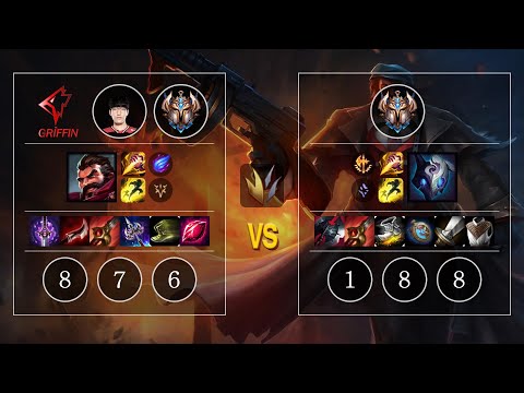 GRF Tarzan Graves vs Kindred Jungle - KR Patch 10.12