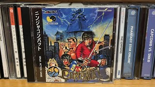 Ninja Combat Neo Geo CD gameplay, on the Polymega. Beat em up. 