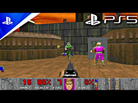 DOOM 1993 + DOOM 2 Remastered Online Multiplayer Gameplay 2024 PS5 (No Commentary)