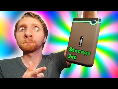 📀 The BEST 1 TeraByte External Hard drive!? (Transcend 1 TB Review)