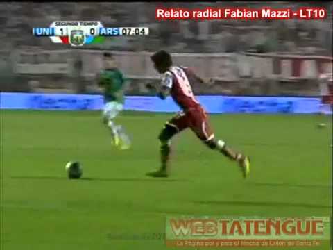 Gol UNION 1 Arsenal 0  relato radial