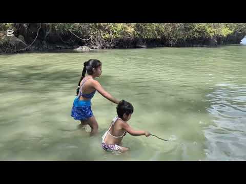 Little Girls, Little Fish, Big Memories | Railay Beach | Krabi