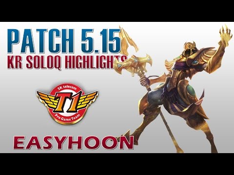 SKT T1 Easyhoon vs Faker - Azir vs Lulu - KR SoloQ Highlights