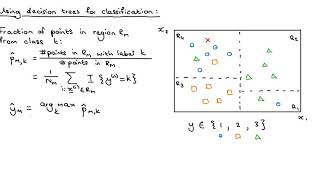 Trees 3.1: Decision trees - Classification