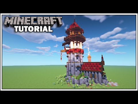 Minecraft Tutorial - How to Build a Wizard Tower