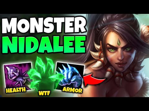 NIDALEE IS LEGIT UNKILLABLE WITH THIS HYBRID TANK BUILD! (1V3 WITH EASE) - League of Legends