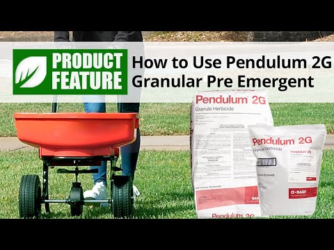  How to Use Pendulum 2G Granular Pre Emergent Herbicide Video 