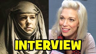 GAME OF THRONES Septa Unella Interview - Hannah Waddingham