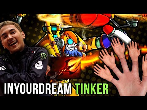 TOP-1 RANK inYourdreaM Back on His Signature Hero Tinker Super Fast Hands - WHAT A GAME! Dota 2