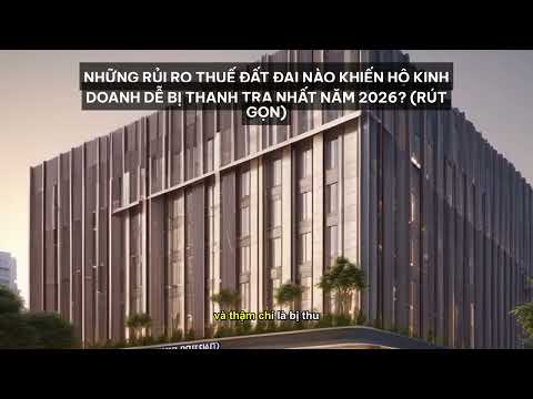 Những Rủi Ro Thuế Đất Đai Nào Khiến Hộ Kinh Doanh Dễ Bị Thanh Tra Nhất Năm 2026? [Tóm Tắt]
