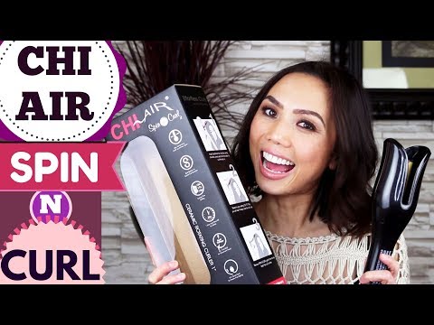 Chi Air Spin N Curl Demo, Review & Tutorial | Short...