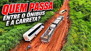 Passagem apertada no atoleiro! E agora, quem passa?