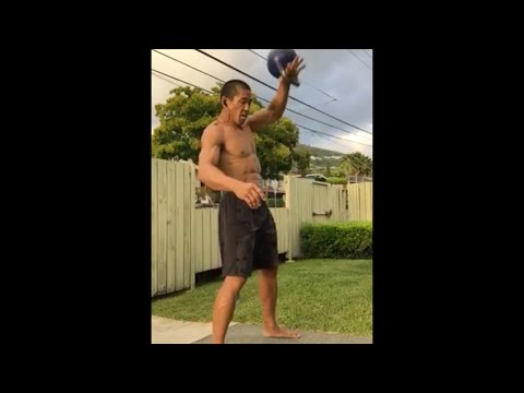 Day 71 Home Workout in Hawaii - Failing the RKC Snatch Test with 20 kg. - July 20, 2020 6:33 pm