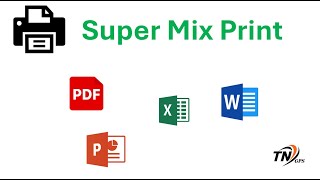 in trộn hàng loạt file với Super Mix Print