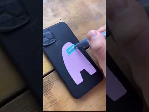 Customize your phone cases | with Among us #shorts