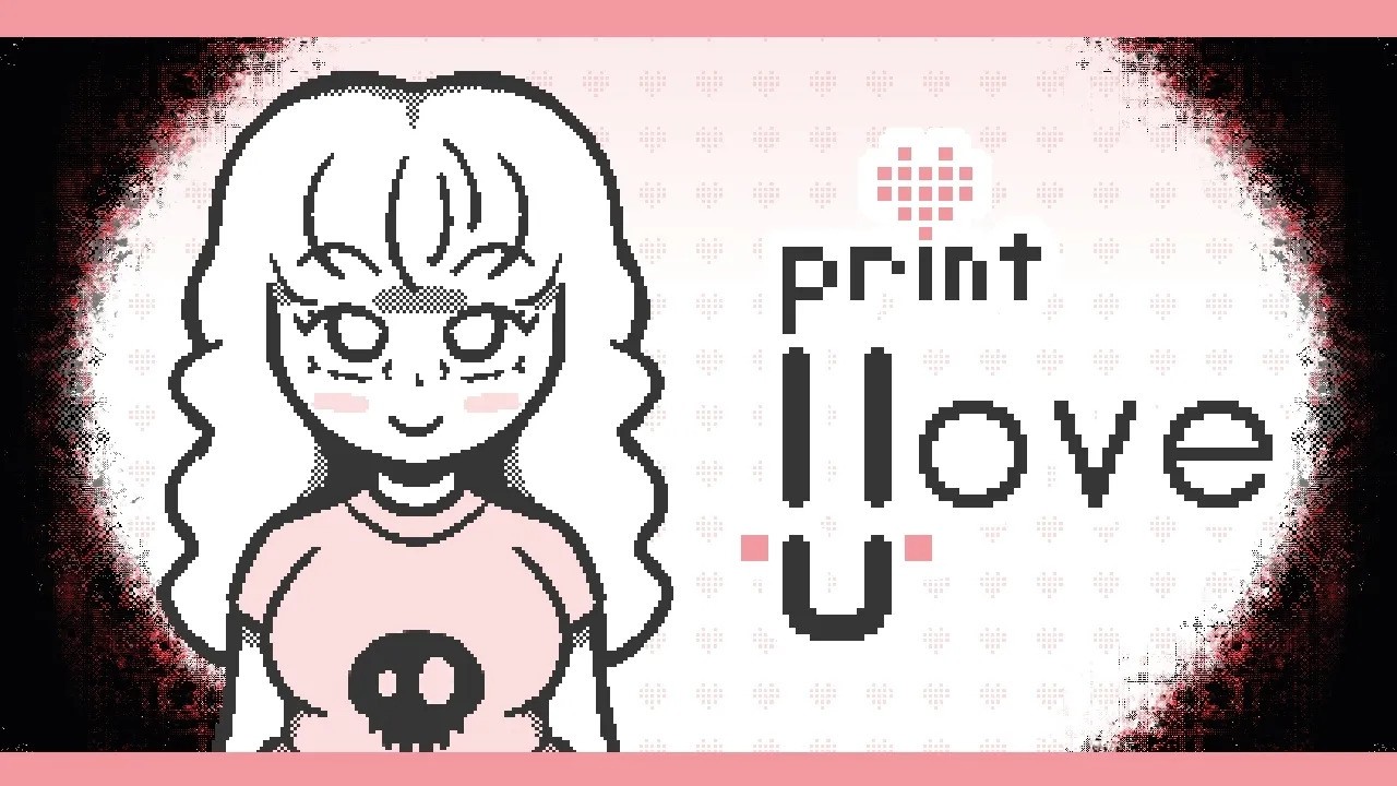 Video de YouTube: Print I Love U ya está disponible en Steam: novela visual de terror psicológico