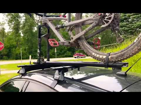 Kuat Trio - How to load thru axle mountain bike roof rack on a 2018 Ford Focus ST