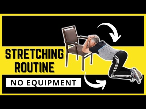 Full Body Stretching Routine 10 Minutes Real Time (No equipment)