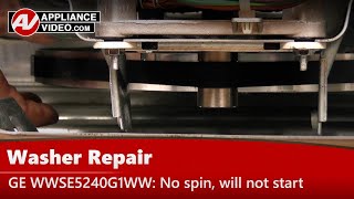 General Electric, Hotpoint, GE, RCA Washer - Drive Belt Issues - Diagnostic & Repair