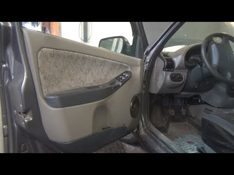 Как снять дверные обшивки, Лада Калина.