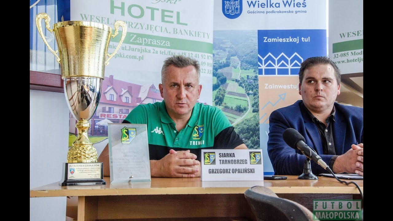WIDEO: Jutrzenka Giebułtów - Siarka Tarnobrzeg 1-4 [KONFERENCJA]
