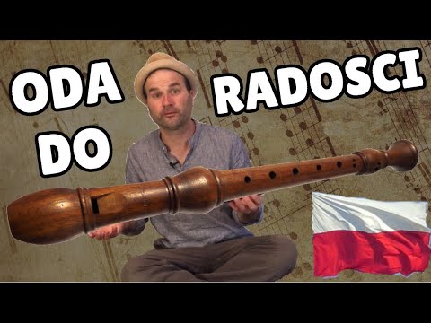 Tutorial dla początkujących do nauki gry Oda do radości na flet