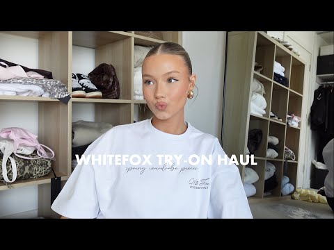 whitefox try on haul - spring wardrobe pieces!!
