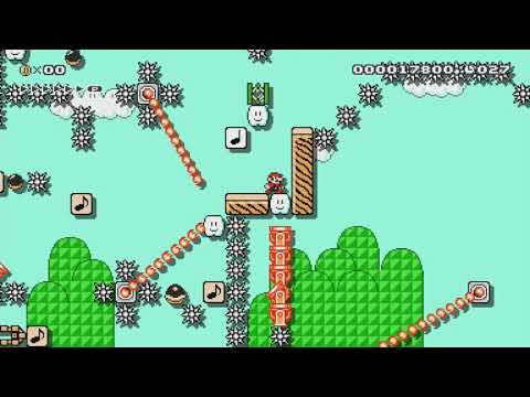 マリオメーカー3周年　全自動　Automatic by ピカキチ(^-^) - Super Mario Maker - No Commentary 1bk